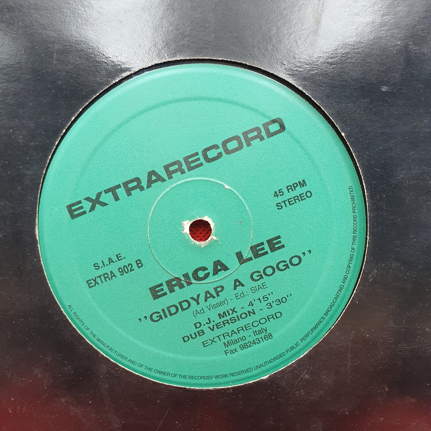 Erica Lee ‎– Giddyap A Go Go