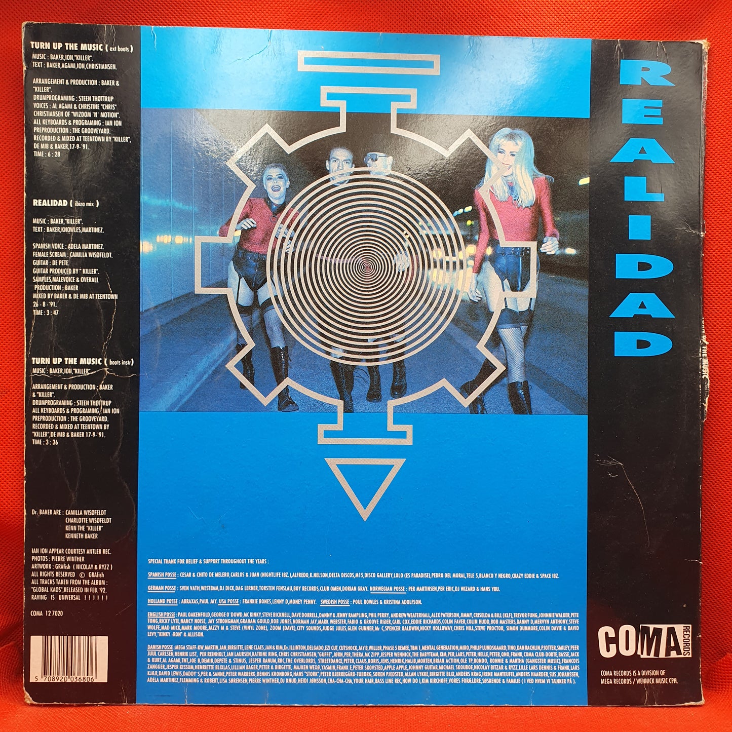 Dr. Baker ‎– Turn Up The Music