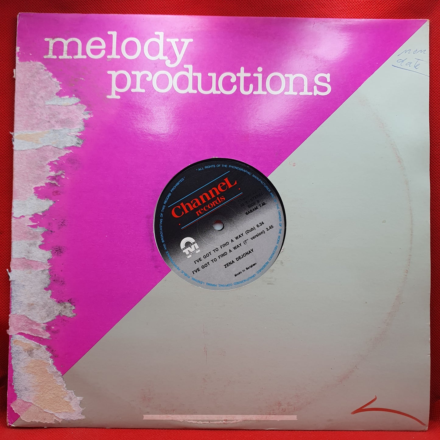 Zena Dejonay ‎– I've Got To Find A Way