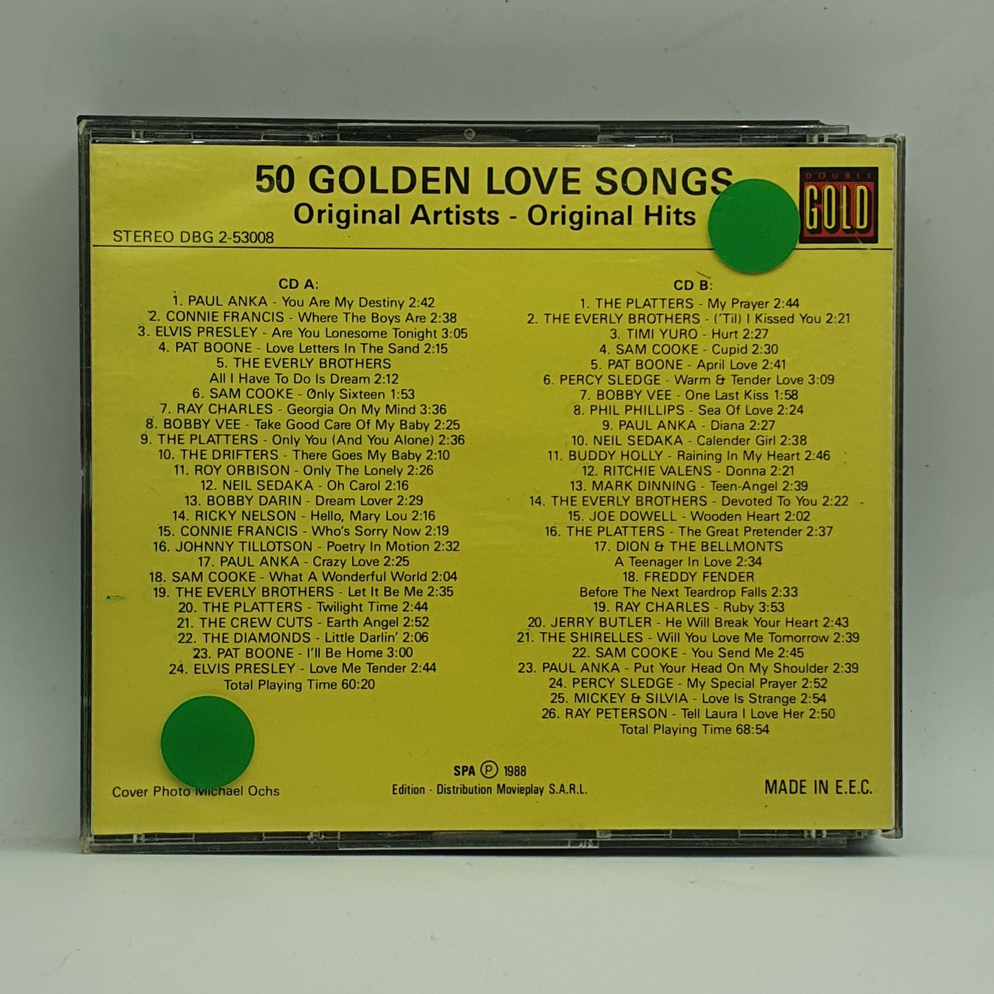 Various ‎– 50 Golden Love Songs