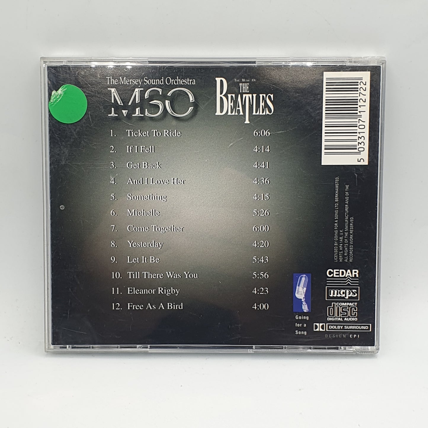 The Mersey Sound Orchestra ‎– MSO Plays The Music Of The Beatles