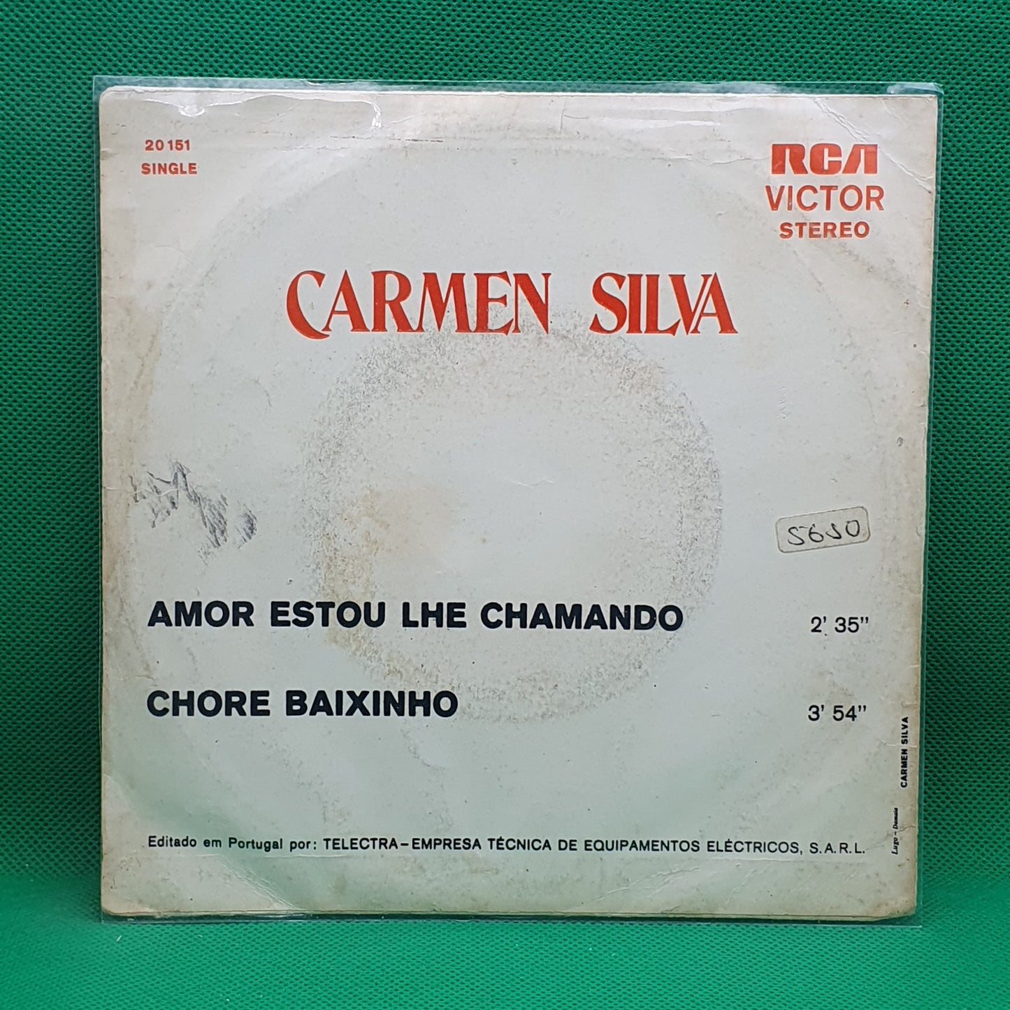 Carmen Silva ‎– Amor Estou Lhe Chamando