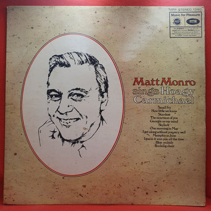 Matt Monro ‎– Matt Monro Sings Hoagy Carmichael