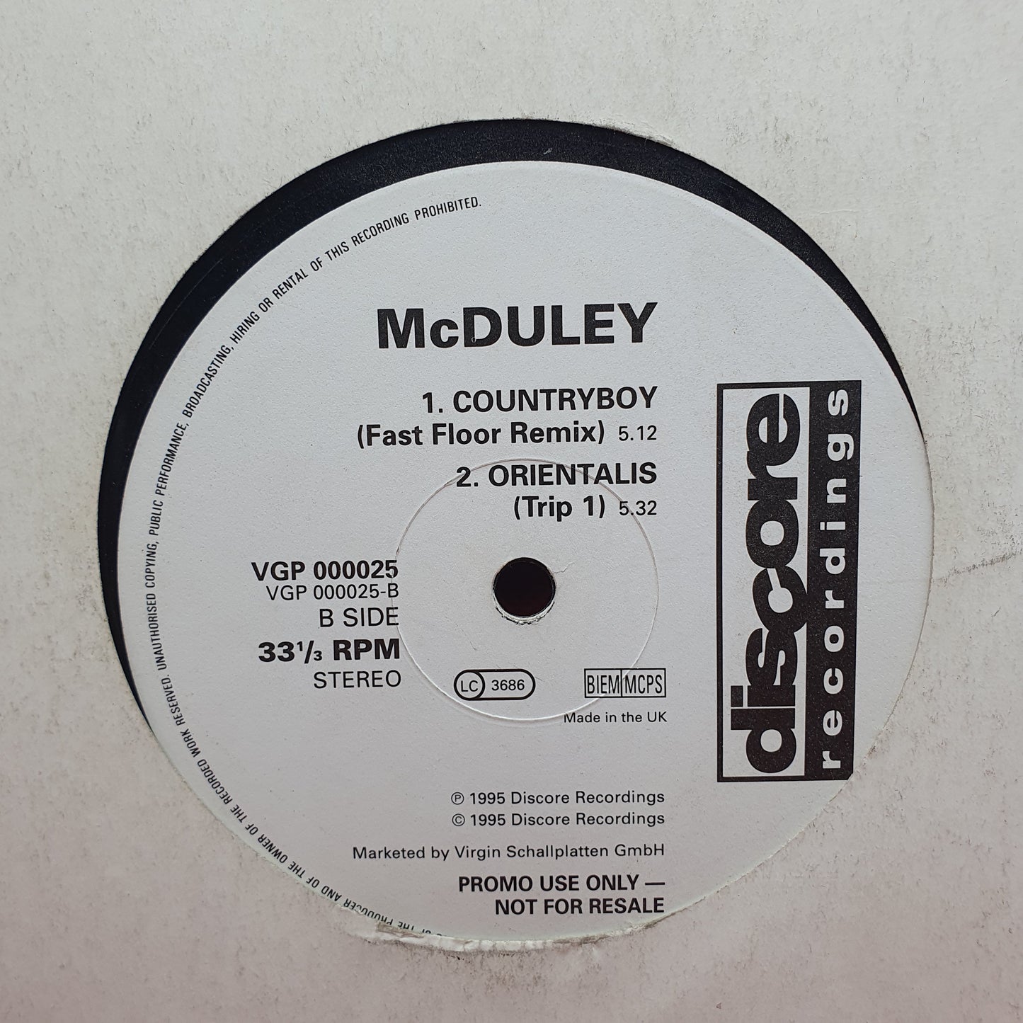 McDuley ‎– Countryboy