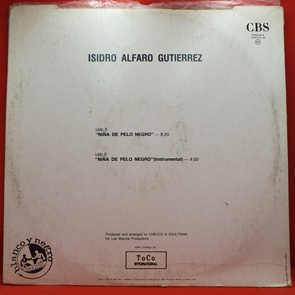 Isidro Alfaro Gutierrez ‎– Niña De Pelo Negro