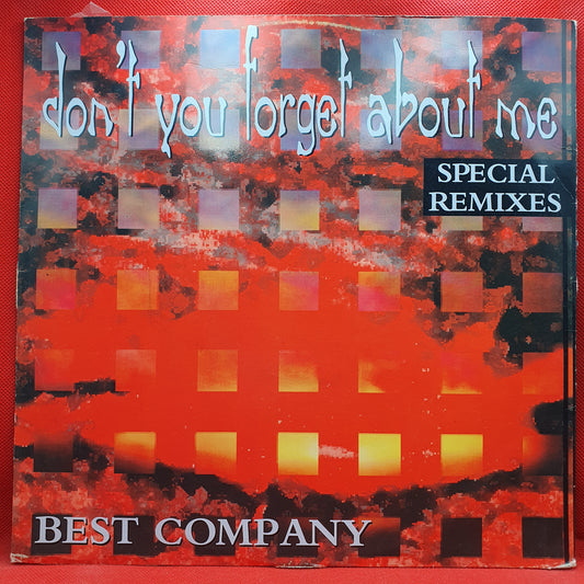 Best Company ‎– Don't You Forget About Me