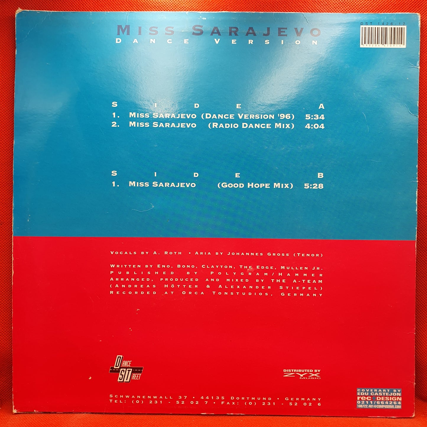 Messengers ‎– Miss Sarajevo (Dance Version)