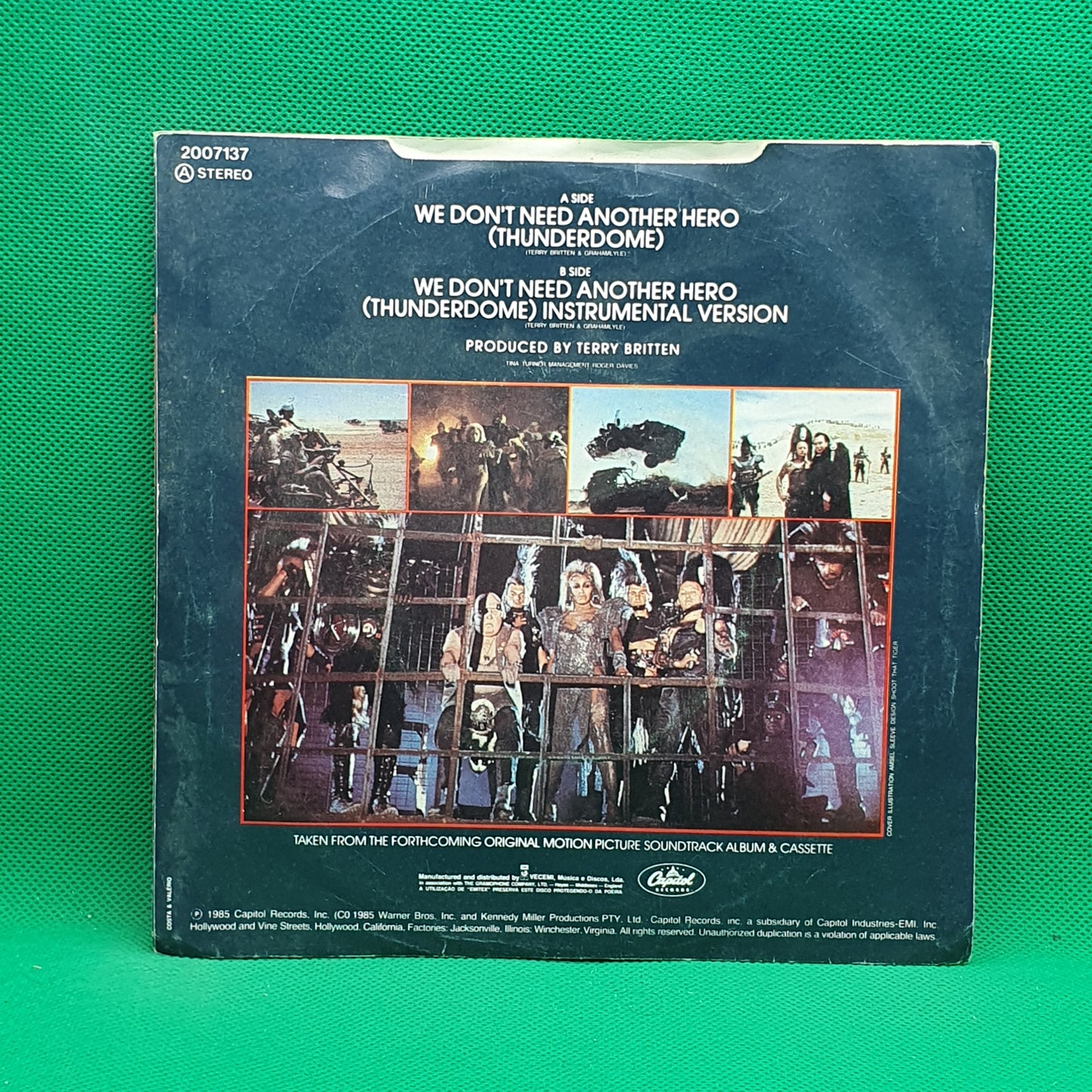 Tina Turner ‎– We Don't Need Another Hero (Thunderdome)