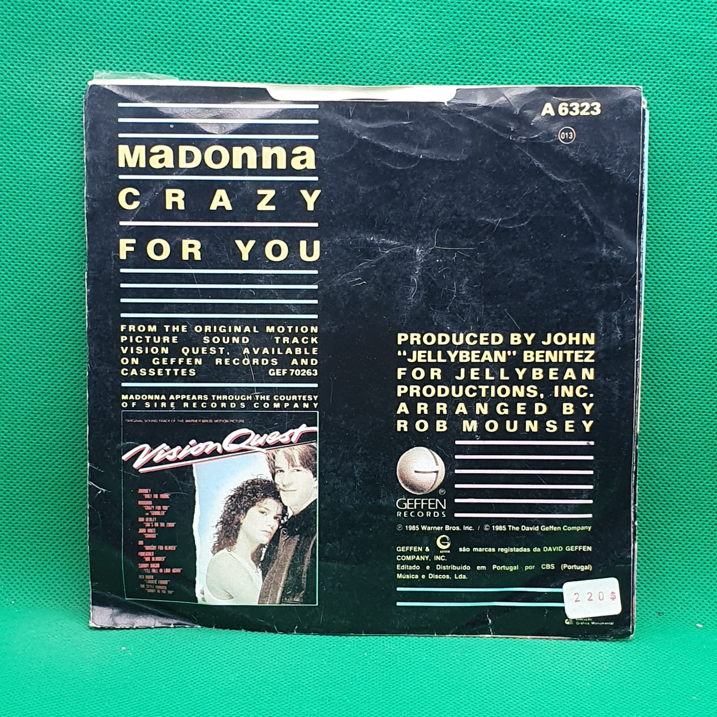 Madonna ‎– Crazy For You