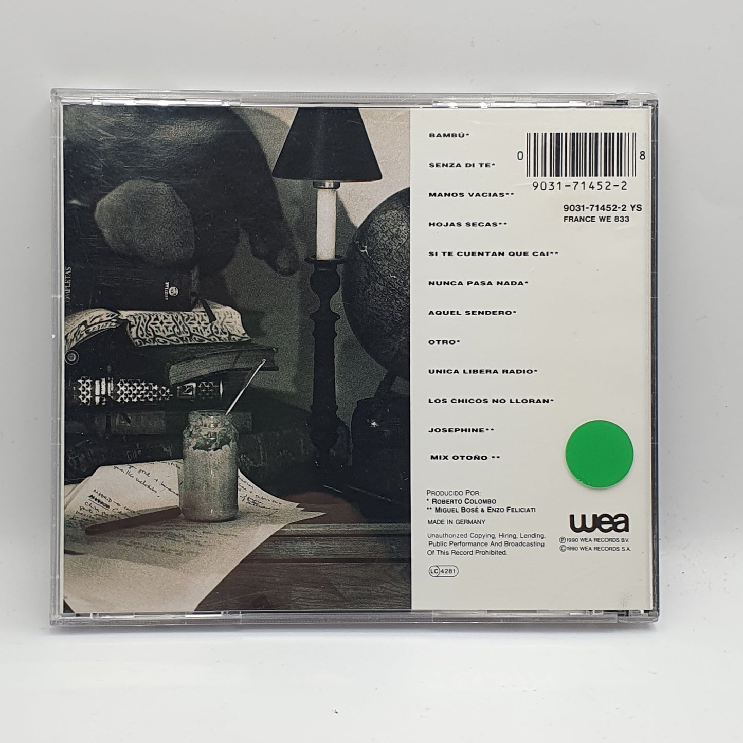 Miguel Bosé ‎– Los Chicos No Lloran