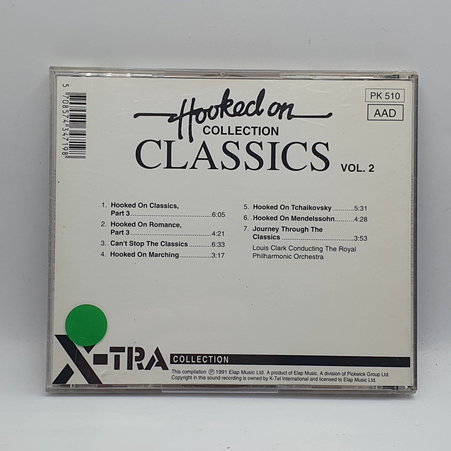 Louis Clark Conducting The Royal Philharmonic Orchestra ‎– Hooked On Classics Vol. 2