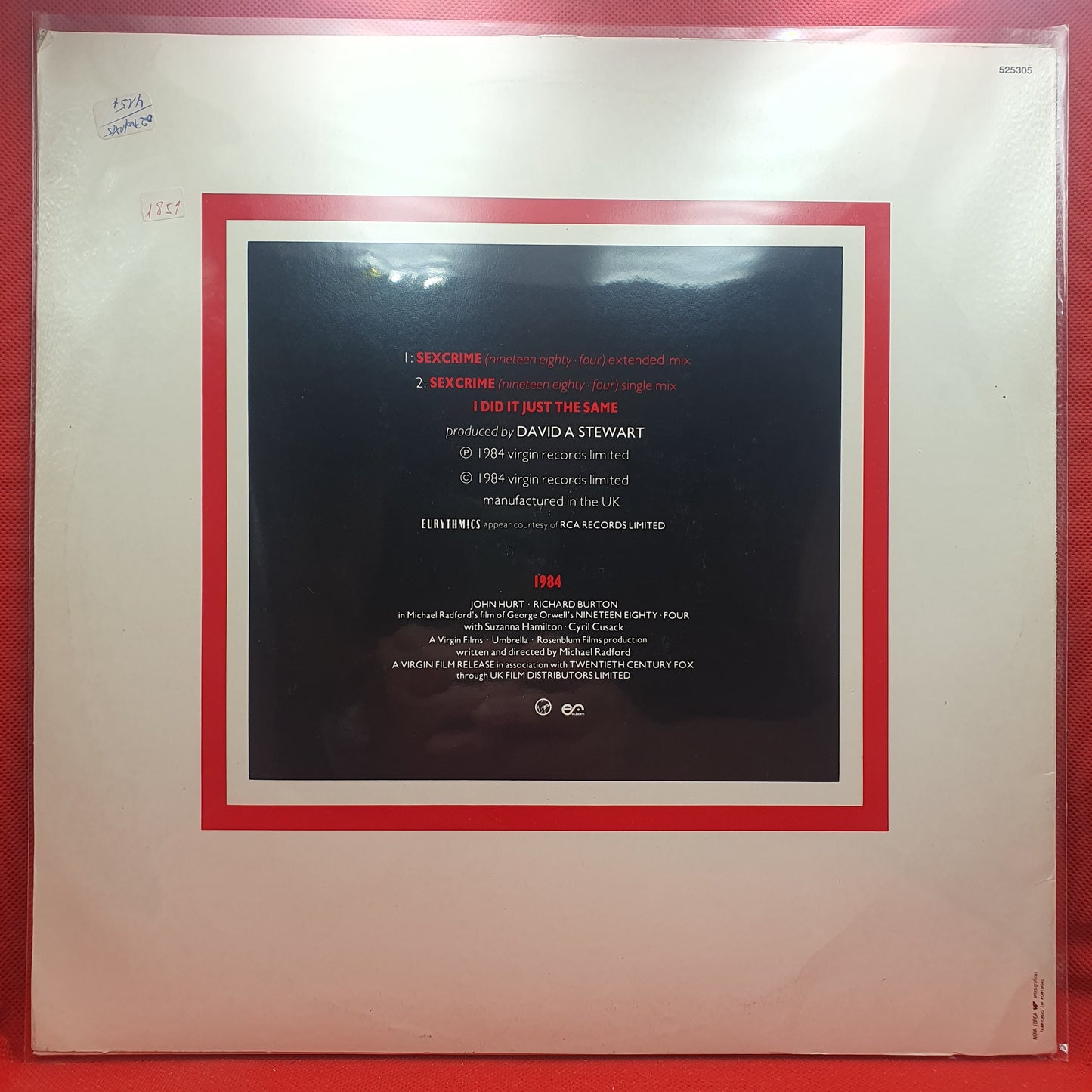 Eurythmics ‎– Sexcrime (Nineteen Eighty-Four)