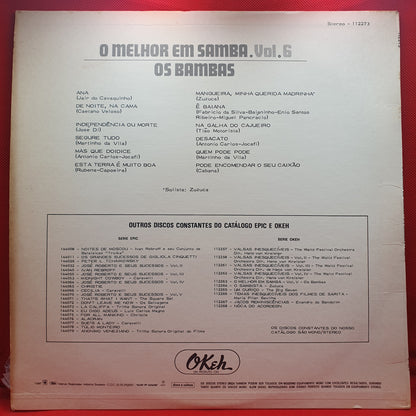 Os Bambas ‎– O Melhor Em Samba Vol. 6