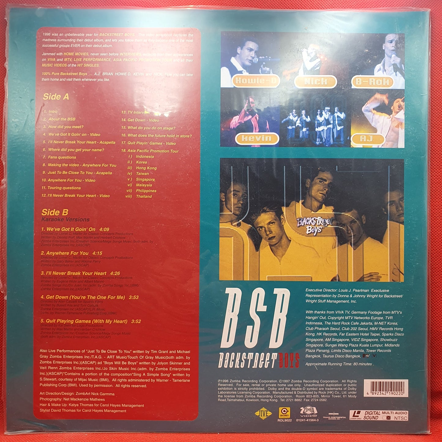 Backstreet Boys ‎– Backstreet Boys: The Video