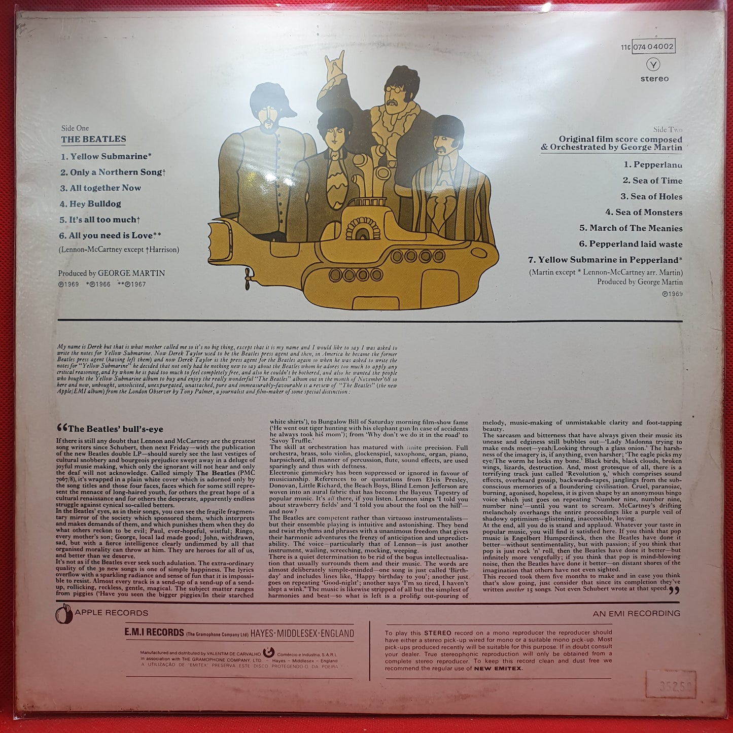 The Beatles ‎– Yellow Submarine