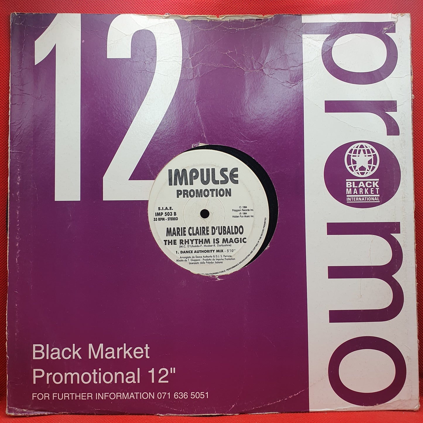 Marie Claire D'Ubaldo ‎– The Rhythm Is Magic