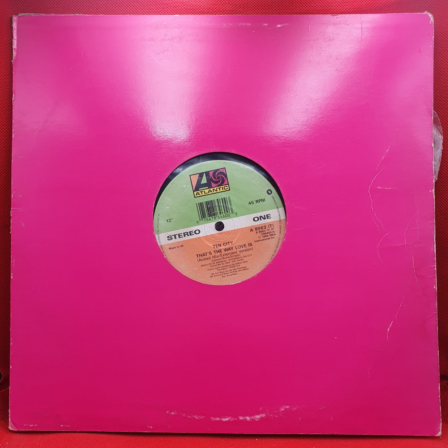 Ten City ‎– That's The Way Love Is (Acieed Mix/Extended Version)