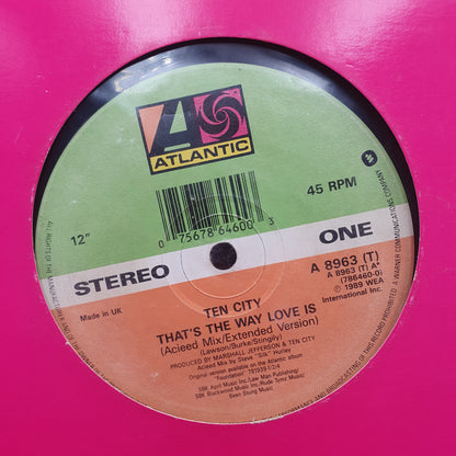 Ten City ‎– That's The Way Love Is (Acieed Mix/Extended Version)