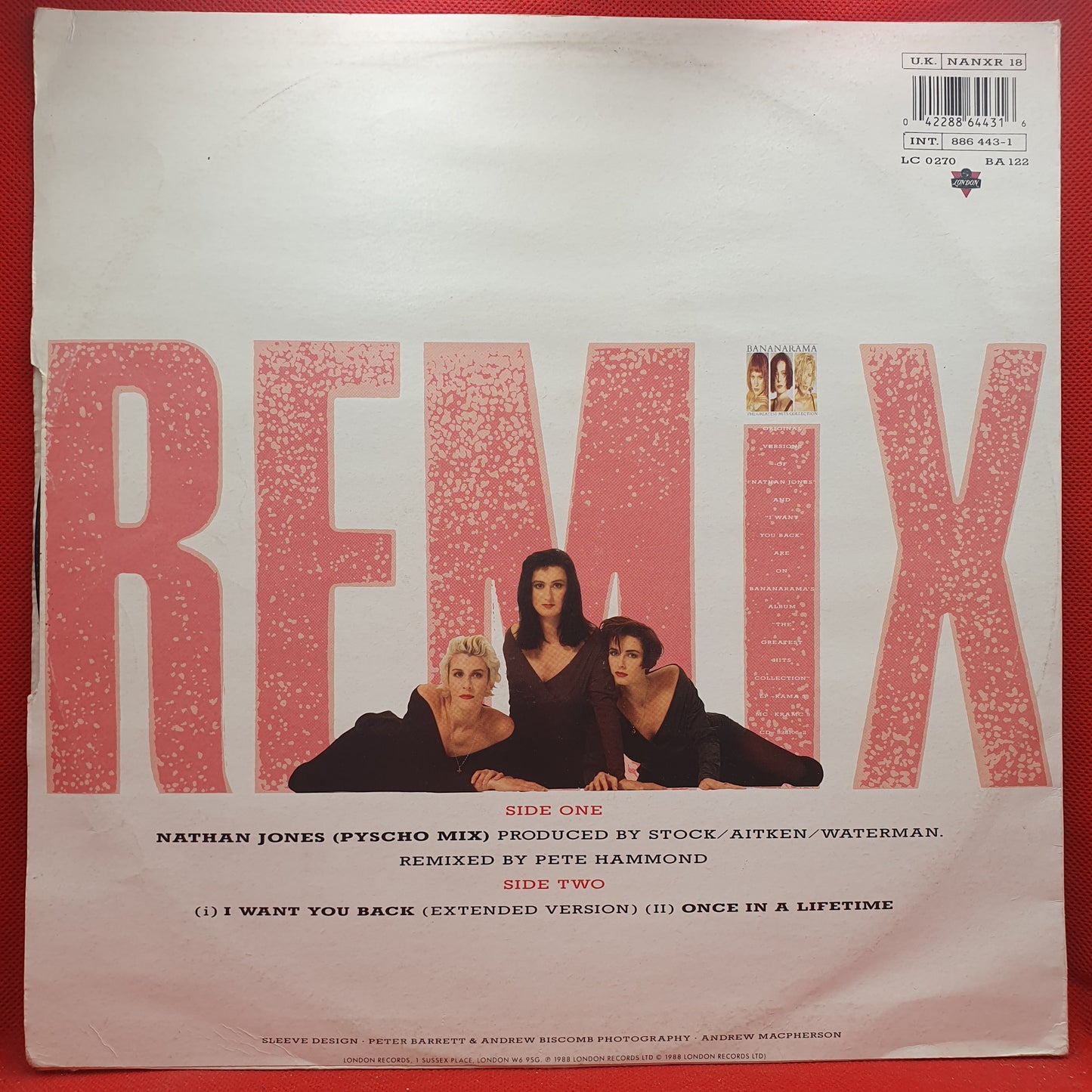 Bananarama ‎– Nathan Jones (Remix)