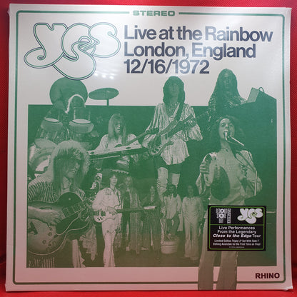 Yes ‎– Live At The Rainbow London, England 12/16/1972