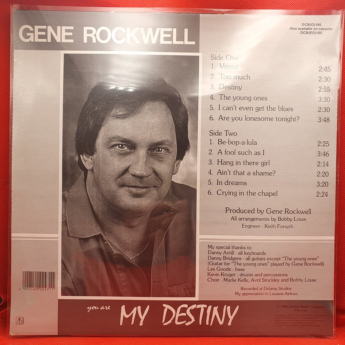 Gene Rockwell ‎– You Are My Destiny