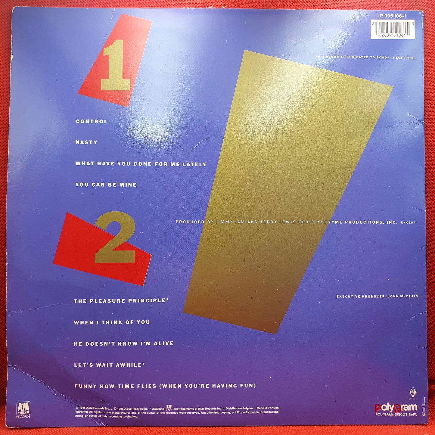 Janet Jackson ‎– Control