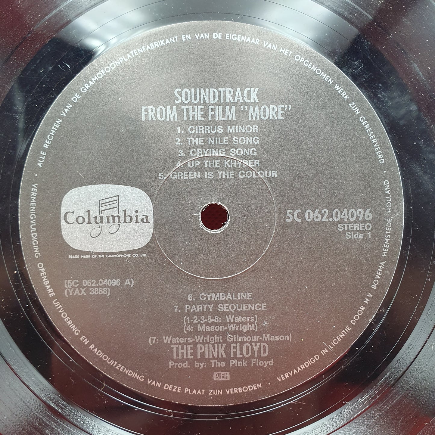 Pink Floyd ‎– Soundtrack From The Film "More"