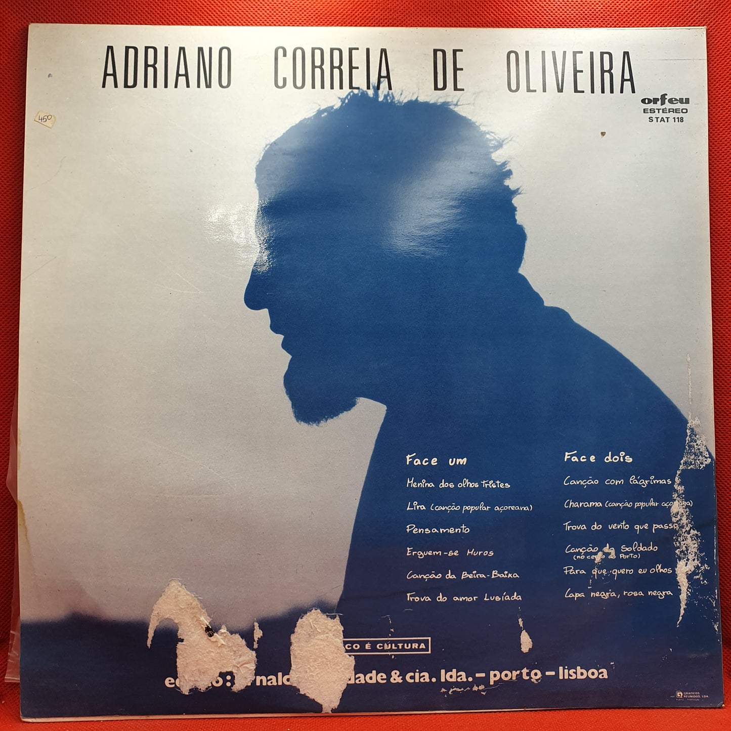 Adriano Correia De Oliveira ‎– Trova Do Vento Que Passa