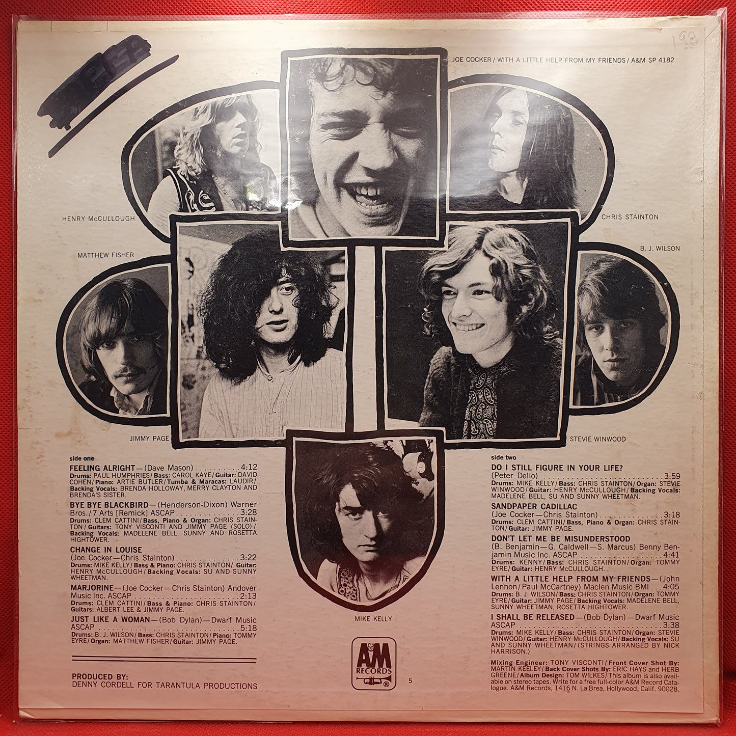 Joe Cocker ‎– With A Little Help From My Friends