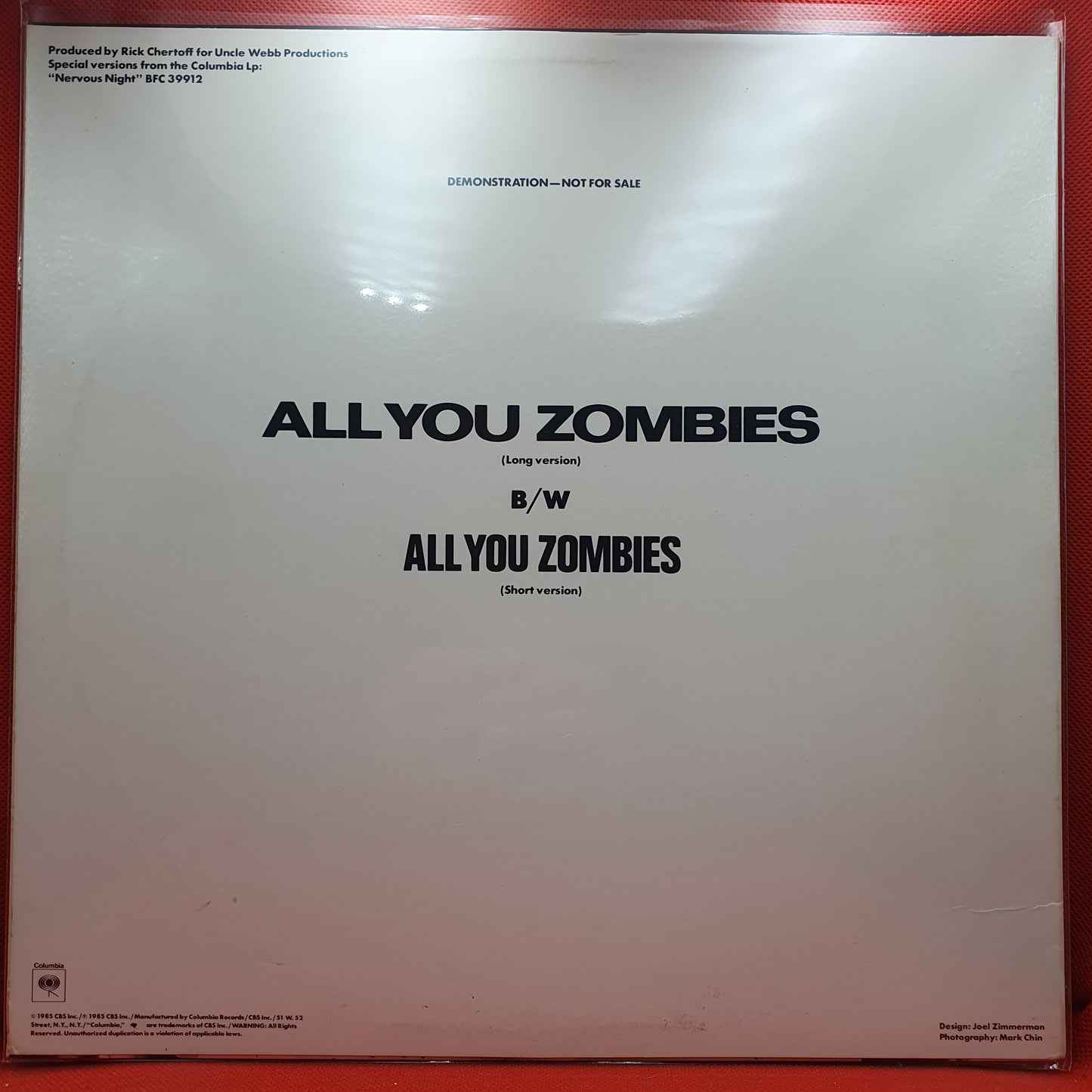 Hooters ‎– All You Zombies