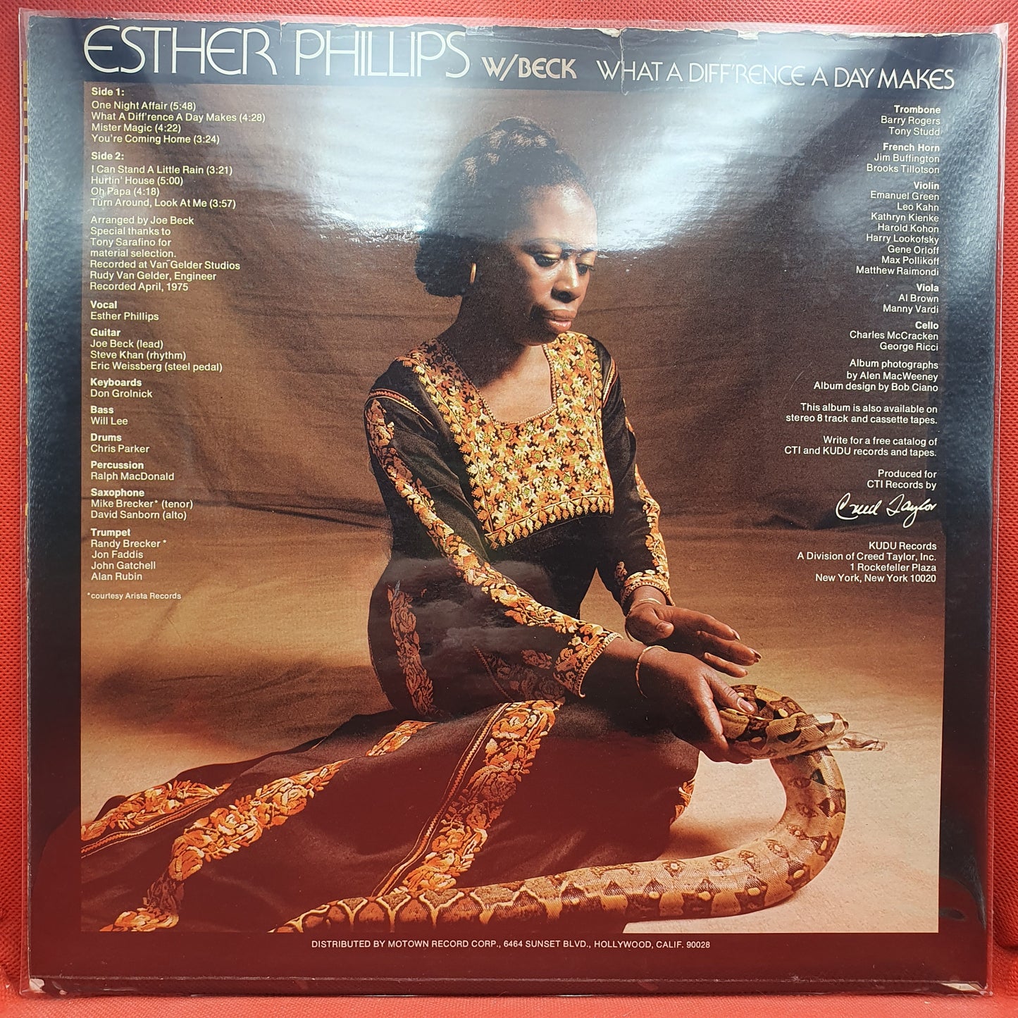 Esther Phillips with Beck ‎– What A Diff'rence A Day Makes