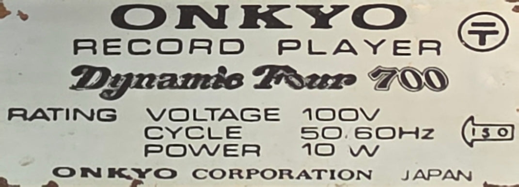 Aparelhagem VINTAGE - ONKYO Dynamic Four 700