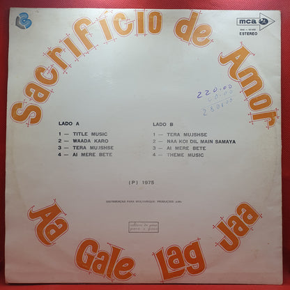 R. D. Burman ‎– Sacrificio De Amor, Aa Gale Lag Jaa