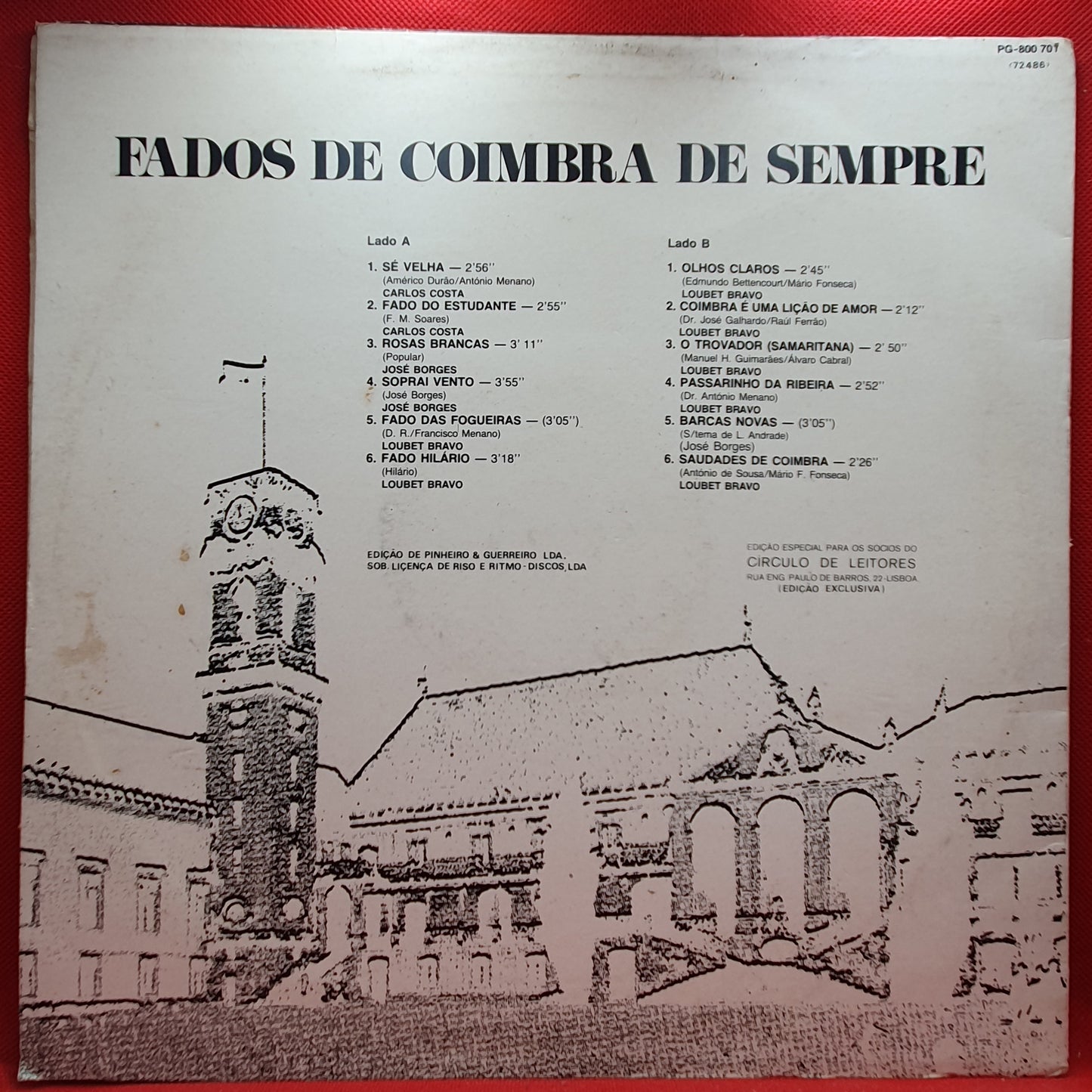 Various – Fados De Coimbra De Sempre