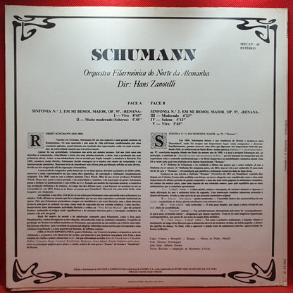 Schumann, Hanz Zanotelli - Sinfonia 3 em Mi Bemol Maior OP97 Renana