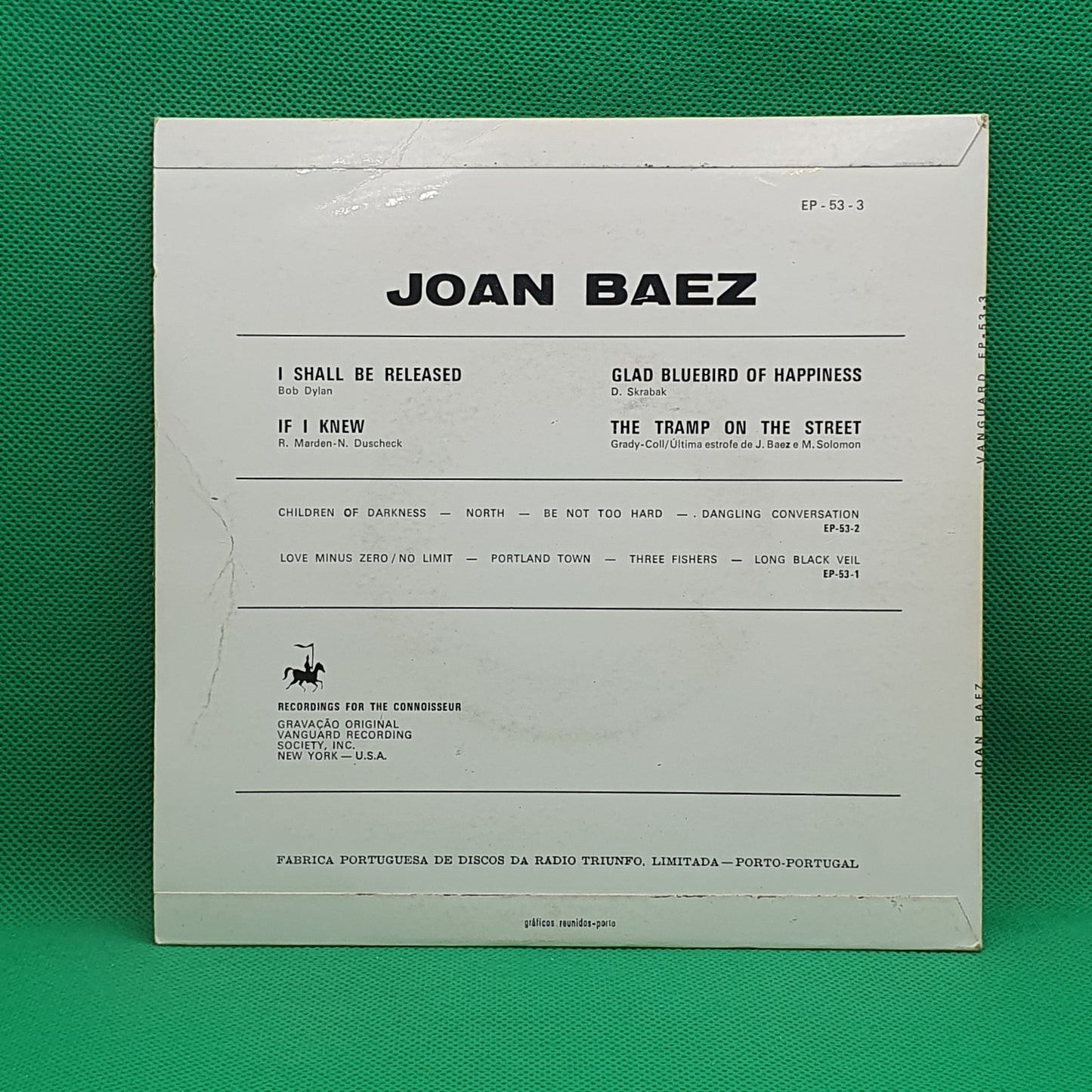 Joan Baez ‎– I Shall Be Released
