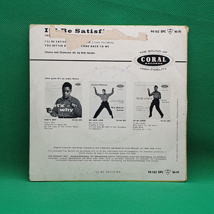 Jackie Wilson ‎– I'll Be Satisfied