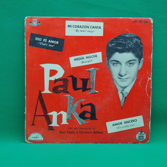 Paul Anka ‎– Mi Corazón Canta / Eso Es Amor