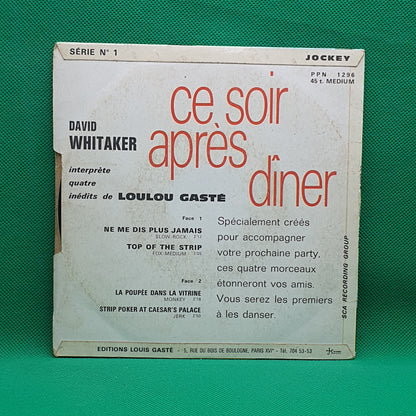 David Whitaker ‎– Ce Soir Après Dîner