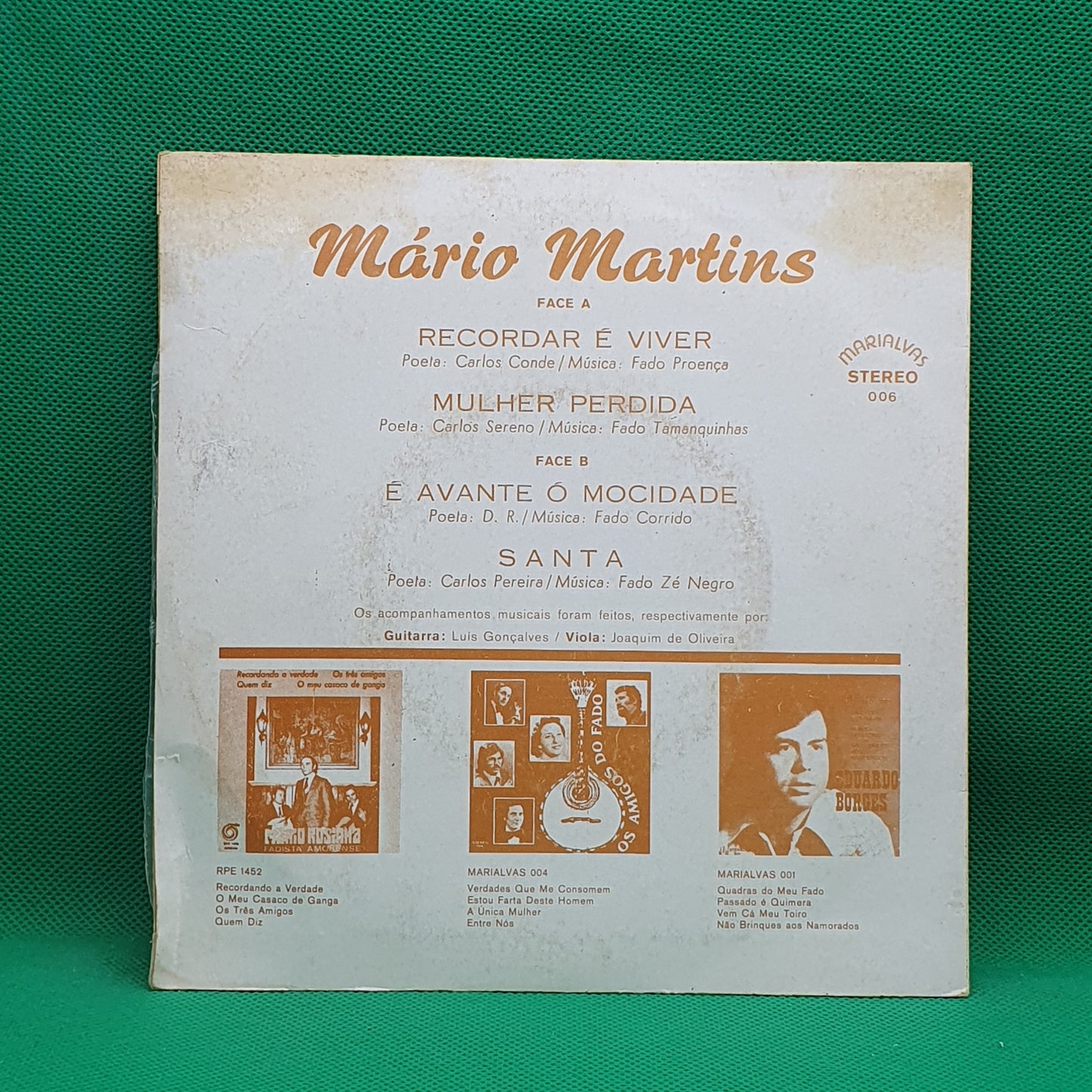 Mário Martins ‎– Recordar É Viver