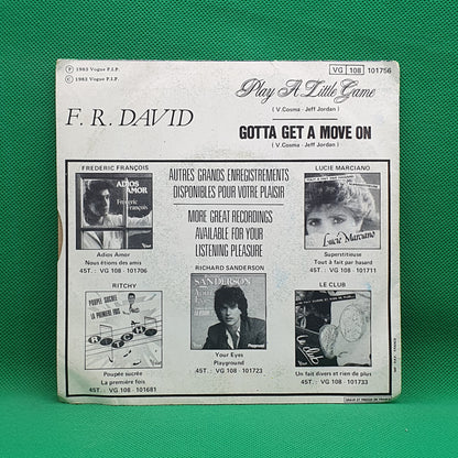 F.R. David ‎– Play A Little Game