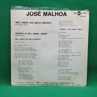 José Malhoa ‎– Meu Amor Dos Meus Amores