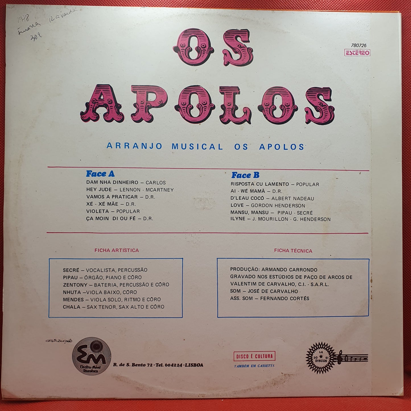 Os Apolos ‎– Os Apolos