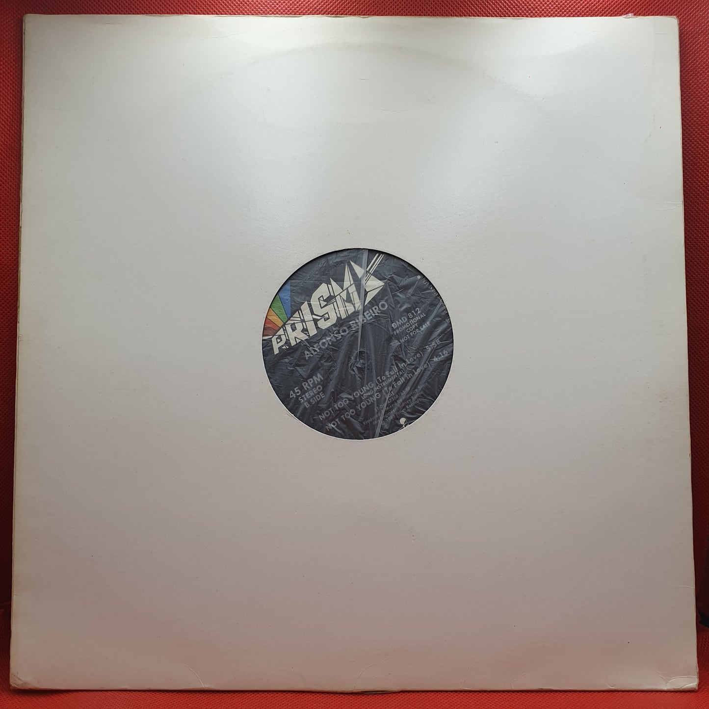 Alfonso Ribeiro ‎– Not Too Young (To Fall In Love)