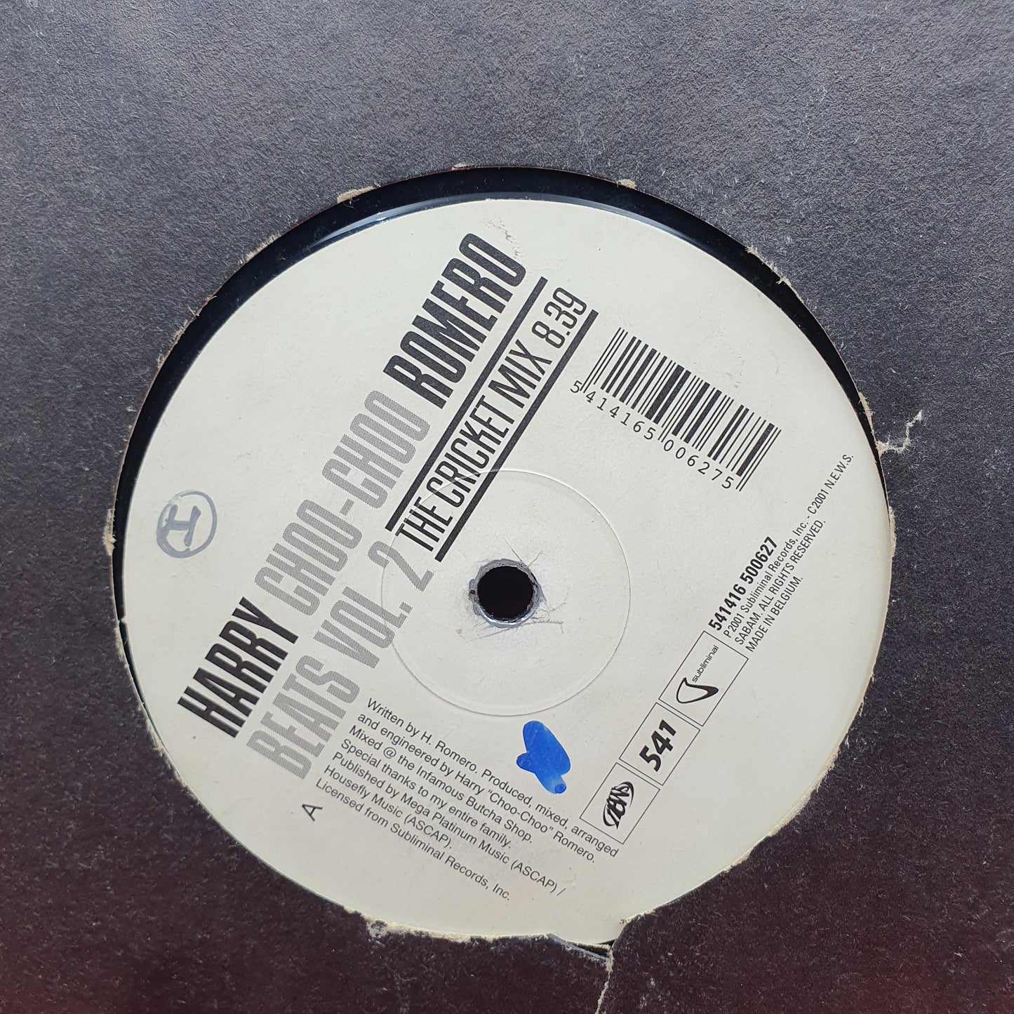 Harry Choo-Choo Romero ‎– Beats Vol. 2