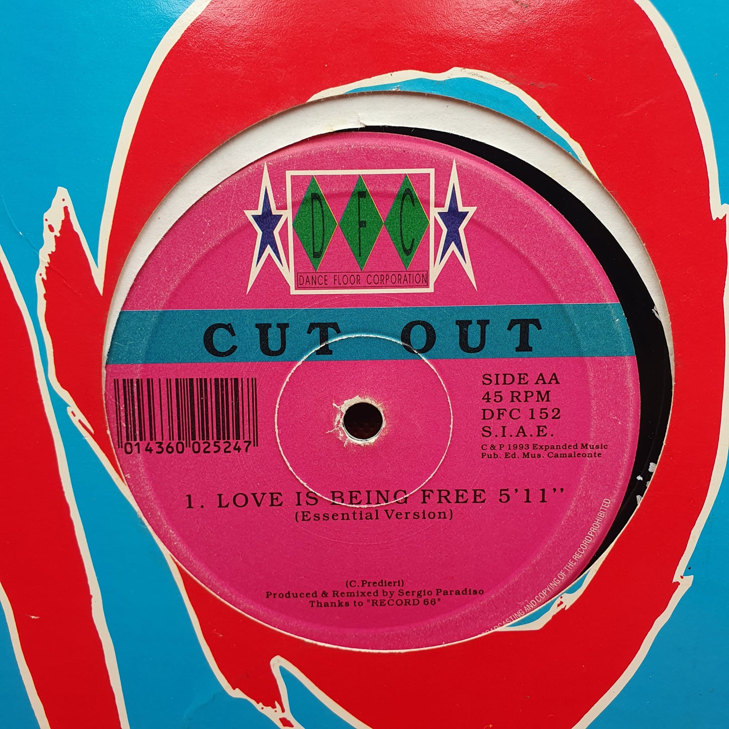 Cut Out ‎– Love Is Being Free