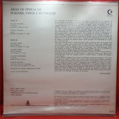 Wagner, Verdi, Meyerbeer ‎– Árias de óperas de Wagner, Verdi e Meyerbeer