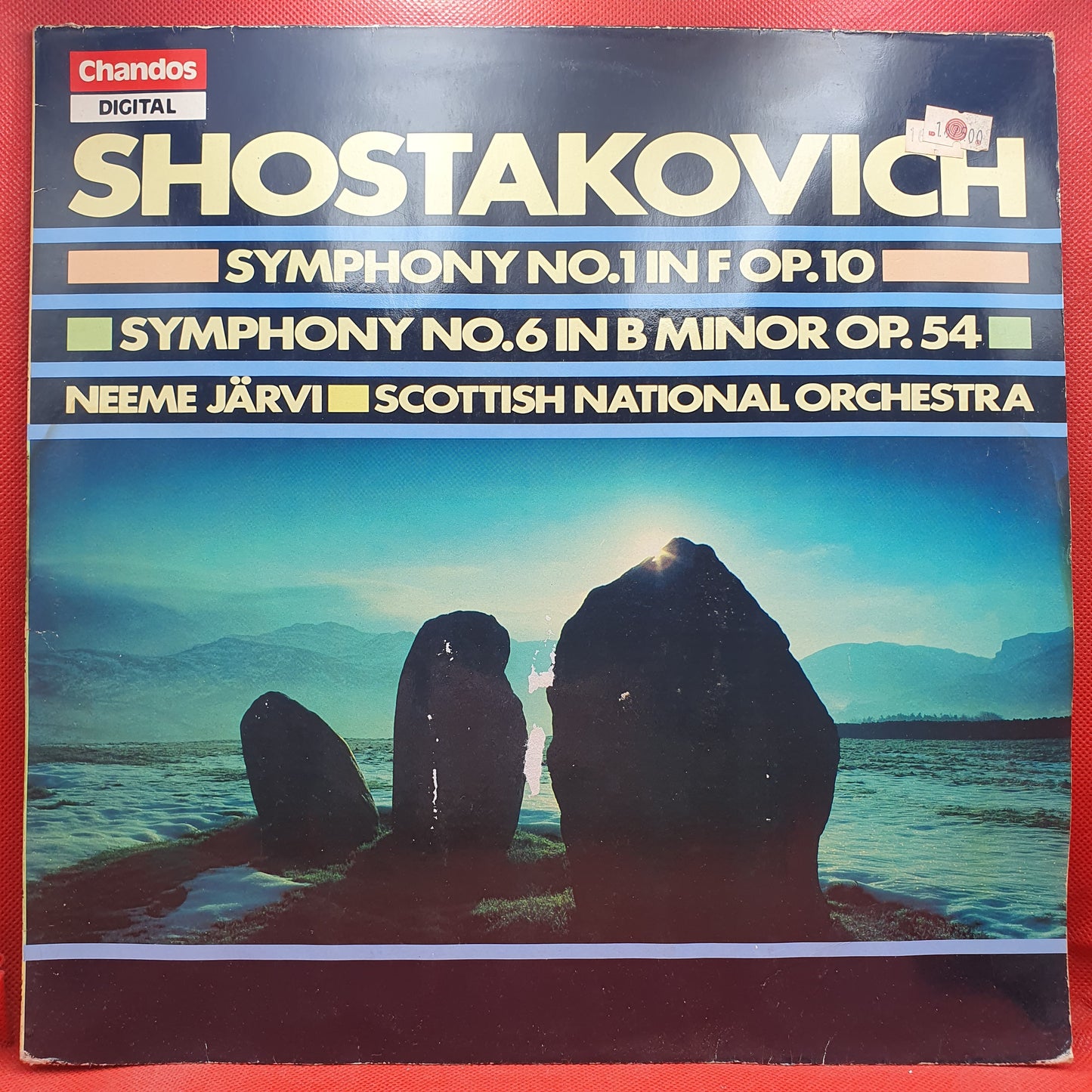 Shostakovich, Scottish National Orchestra ‎– Symphony No. 1 In F Op. 10 /  No. 6 In B Minor Op. 54