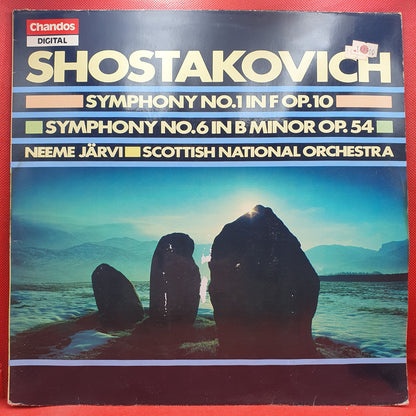 Shostakovich, Scottish National Orchestra ‎– Symphony No. 1 In F Op. 10 /  No. 6 In B Minor Op. 54