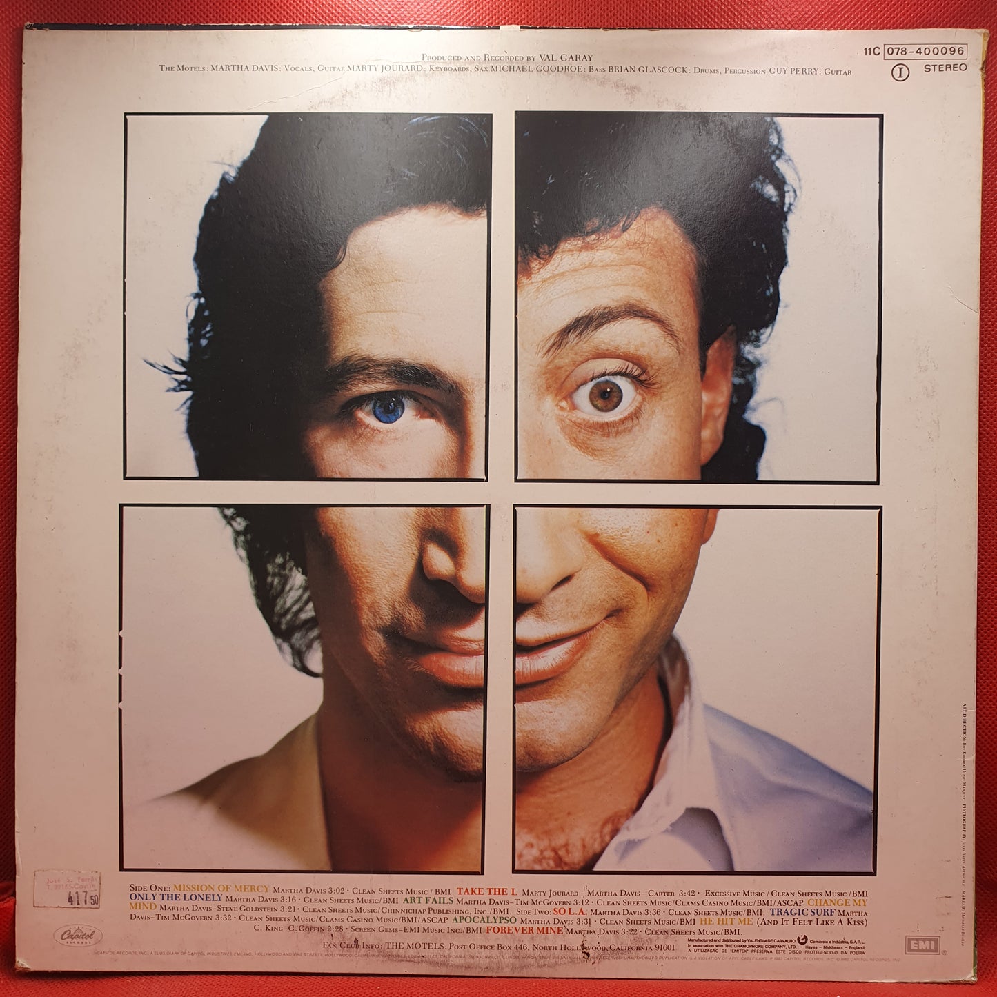 The Motels ‎– All Four One